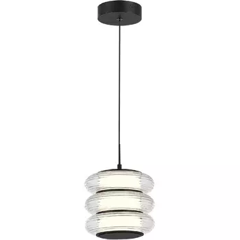 Подвесной светильник ST Luce Frittela SL6239.403.03 черный/прозрачный LED 1*16W 3000K