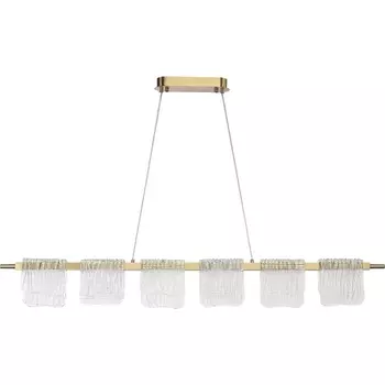 Подвесной светильник ST Luce Voile SL6021.203.36 золотистый/прозрачный LED 1*36W 4000K