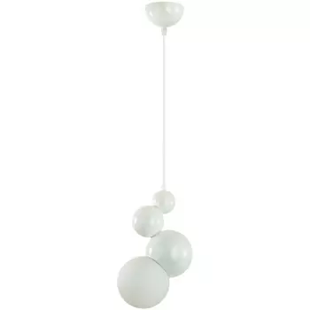 Подвесной светельник Lumion Blasen 6565/1A белый/белый матовый/металл/стекло E27 1*40W 220V шарики
