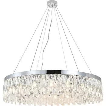Подвесной хрустальный светильник (12029/18P Chrome) Indigo Anna V000498