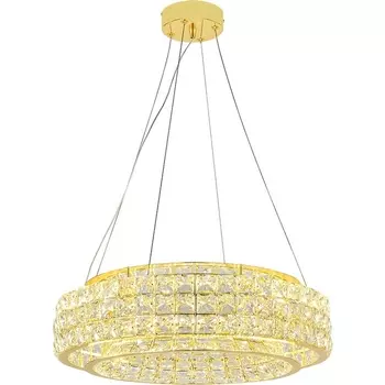 Подвесной хрустальный светильник LED (12044/A/1P Gold) Indigo Valore V000098L