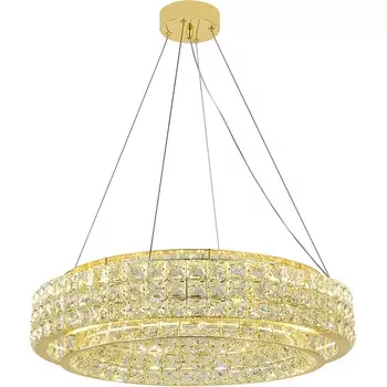 Подвесной хрустальный светильник LED (12044/B/1P Gold) Indigo Valore V000099L
