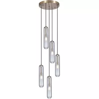 Подвесной светильник 160001/5P G9*5W Brass Escada Vial ES0000012
