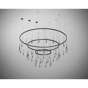 Подвесной светильник LED 2К Светомастерская Jet 013 СA303 (Черный)