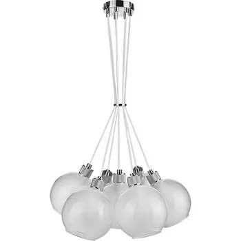 Подвесной светильник 33 ИДЕИ PND105.07.10.002.CH-S13WH (плафоны шарики) 33 Идеи