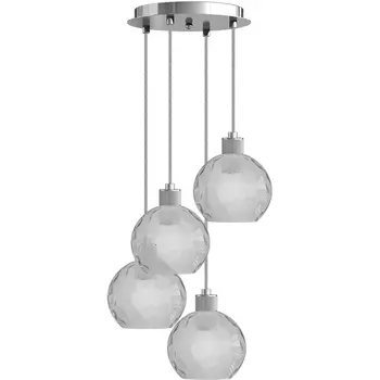 Подвесной светильник 33 ИДЕИ PND.105.04.01.005.CH-S.18.TR 33 Идеи