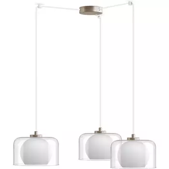 Подвесной светильник 33 ИДЕИ PND.114.03.07.002.NI-S.28.TR-S.02.WH 33 Идеи