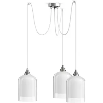 Подвесной светильник 33 ИДЕИ PND.115.03.04.002.CH-S.26.TR-S.27.WH 33 Идеи