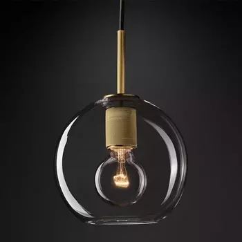 Подвесной светильник Rh Utilitaire Globe Pendant Brass ImperiumLoft 40,2333 (123652-22)