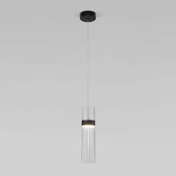 Подвесной светильник 50244/1 черный/прозрачный Eurosvet Lumen LED