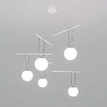 Подвесной светильник 70143/5 белый Eurosvet Riche шарики