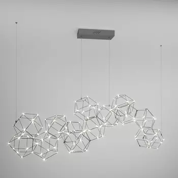 Подвесной светильник LED 90168/14 черный Eurosvet Uma жемчуг