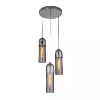 Подвесной светильник 50180/3 Eurosvet Airon дымчатый
