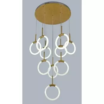 Каскадный подвесной светильник LED Alfa Light F0324-14 кольцо