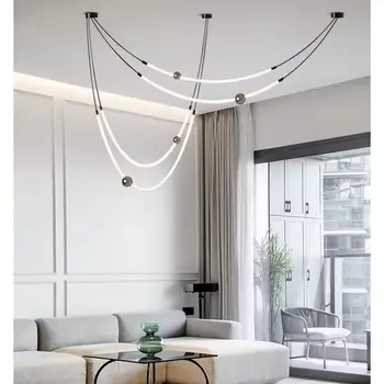 Подвесной светильник с гибким неоном Alfa Light F0324-17