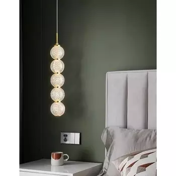 Подвесной светильник Lиз бусин ED Alfa Light F0324-28