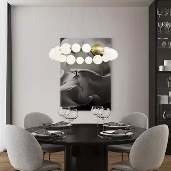 Подвесной светильник LED Alfa Light F1824-12 (плафоны шарики)