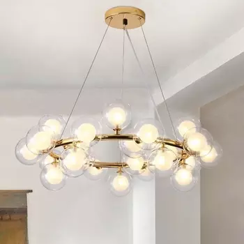 Подвесной светильник Alfa Light F2024-17 (плафоны шарики)