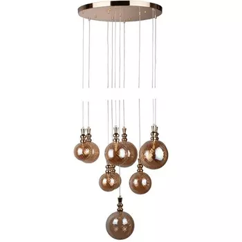 Подвесной светильник AM Group AM354 AM354-10 AMBER в форме шара