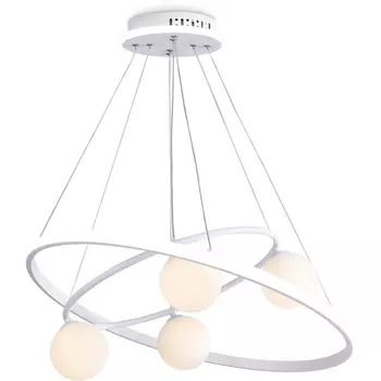 Подвесной светильник с пультом управления LED Ambrella Comfort FL66321 (плафоны шарики)