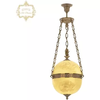 Подвесной светильник Art Classic 34.10 34.1000P.30.GW.Pair.FA3M в форме шара