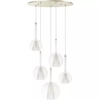 Каскадный подвесной светильник Arte Lamp Gala A2720SP-5SG (плафоны шарики)