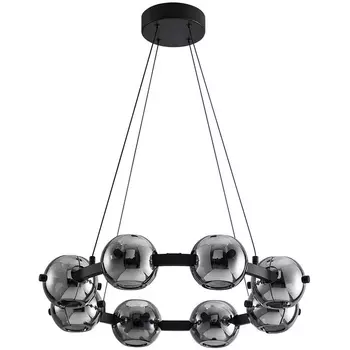 Подвесной светильник LED Arte Lamp Markab A2471LM-16BK (плафоны шарики)