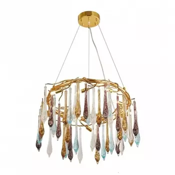 Подвесной светильник Arte Milano 500.D800.H350.G9.10 G форма ветки с подвесками