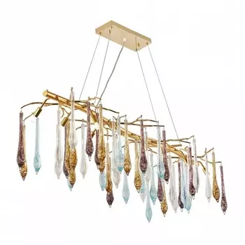 Подвесной светильник Arte Milano 500.L1200.W500.H350.G9.8 G форма ветки с подвесками