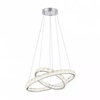 Подвесной хрустальный светильник с пультом управления LED Arte Milano Venezia 311311/D600-D400 NI