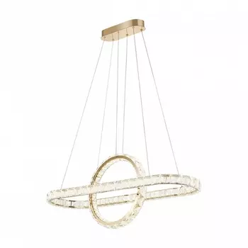 Подвесной хрустальный светильник с пультом управления LED Arte Milano Venezia 311311/L1000 GD кольцо