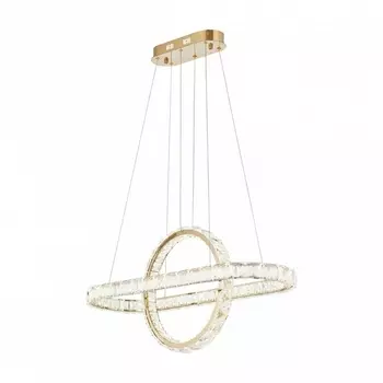 Подвесной хрустальный светильник с пультом управления LED Arte Milano Venezia 311311/L800 GD кольцо