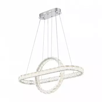 Подвесной хрустальный светильник с пультом управления LED Arte Milano Venezia 311311/L800 NI кольцо