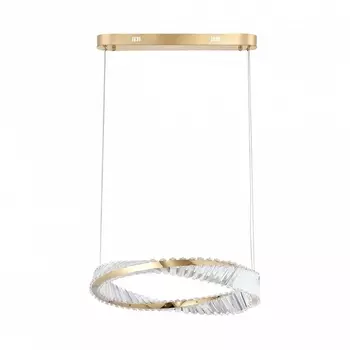 Подвесной хрустальный светильник с пультом управления LED Arte Milano Venezia 318311/D600 GD кольцо