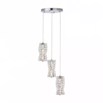 Подвесной хрустальный светильник с пультом управления LED Arte Milano Venezia 319011/D300/3 NI