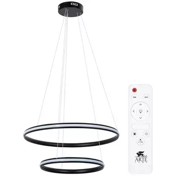 Подвесной светильник с пультом управления LED Arte Lamp Meridiana A2198SP-2BK
