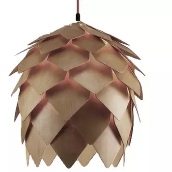 Подвесной светильник артишок Crimea Pine Cone Natural Wood D40 ImperiumLoft 40,51 (204456-22)