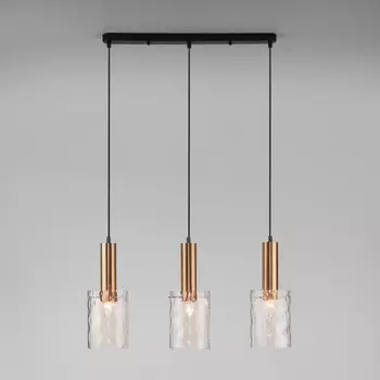 Подвесной светильник 50177/3 Eurosvet Asti черный / бронза