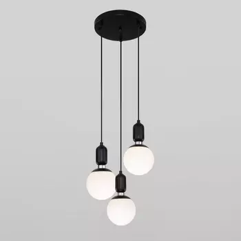 Подвесной светильник 50151/3 Eurosvet Bubble черный шарики