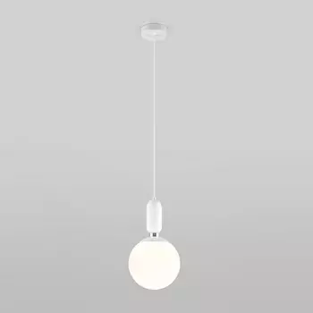 Подвесной светильник 50197/1 Eurosvet Bubble белый в форме шара