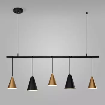 Подвесной светильник 50088/5 Eurosvet Castle черный / золото