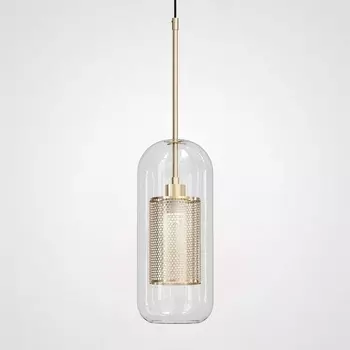 Подвесной светильник Catch F Cylinder Brass D12 ImperiumLoft Catch-F01 (186715-26)