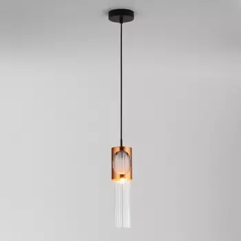 Подвесной светильник 50087/1 Eurosvet Clip черный / бронза