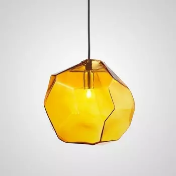 Подвесной светильник Color Ice Cube Pendant Jevio 1 Янтарный ImperiumLoft Jevio01 (178463-26) в форме шара