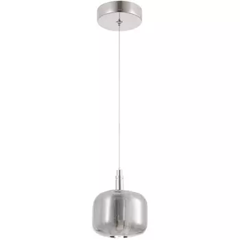 Подвесной светильник Crystal Lux BOX SP1 CHROME/SMOKE