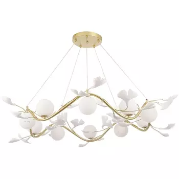 Подвесной светильник Crystal Lux COLIBRI SP10 GOLD в форме шара