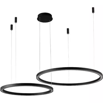 Подвесной светильник Crystal Lux Fortuna FORTUNA SP123W LED D600+800 BLACK