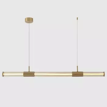 Подвесной светильник Crystal Lux LINEUP SP24W LED BRASS