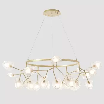 Подвесной светильник Crystal Lux SOLE SP25 GOLD листья