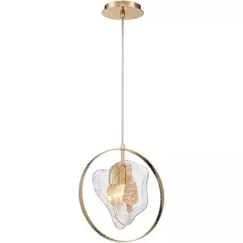 Подвесной светильник Delight Collection Cowley P60669-1 gold/clear DeLight Collection